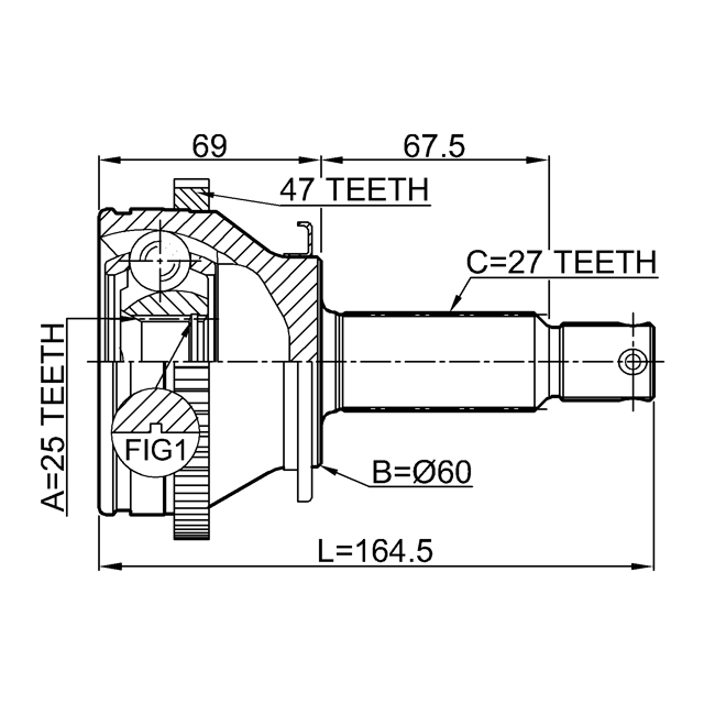 FEBEST 2210-NS27A47