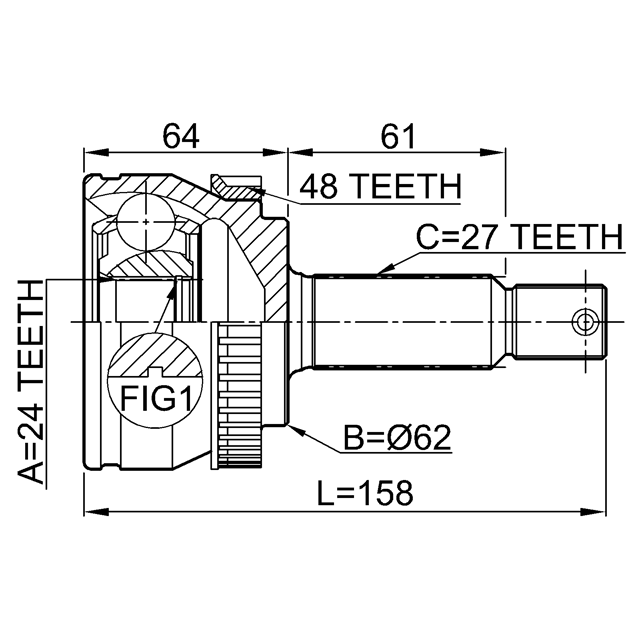 FEBEST 2210-NSP20A48