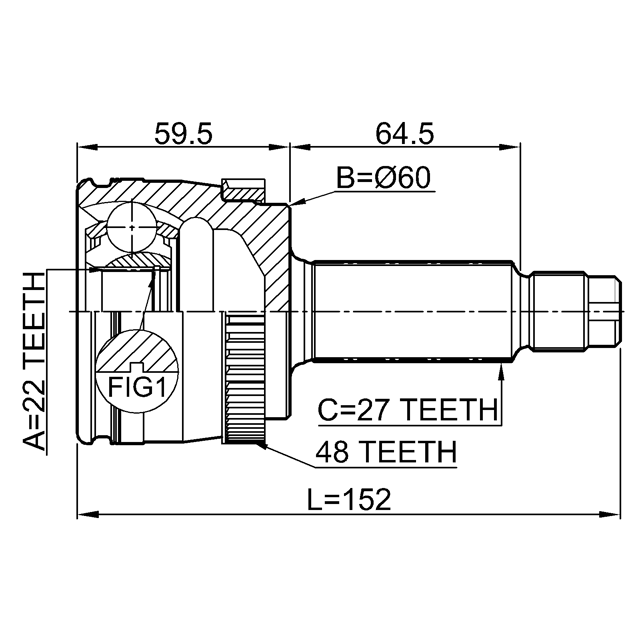 FEBEST 2210-NSPRA48