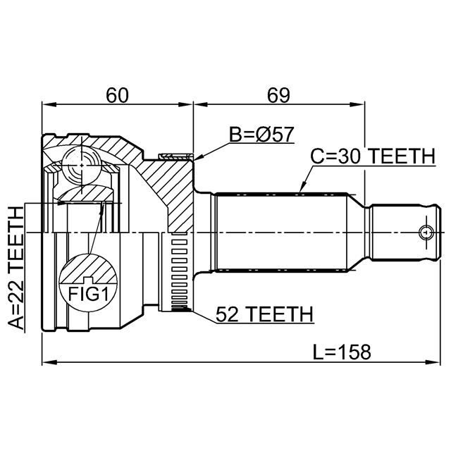 FEBEST 2210-SORA52R