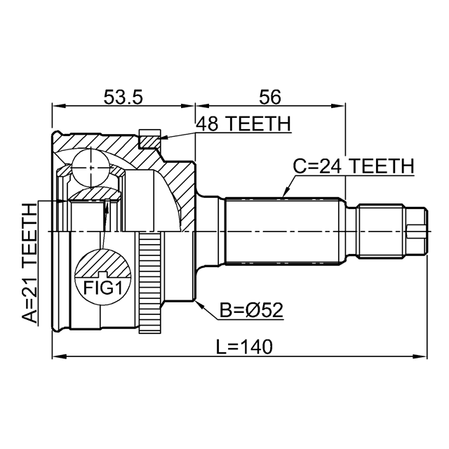 FEBEST 2210-TAATA48