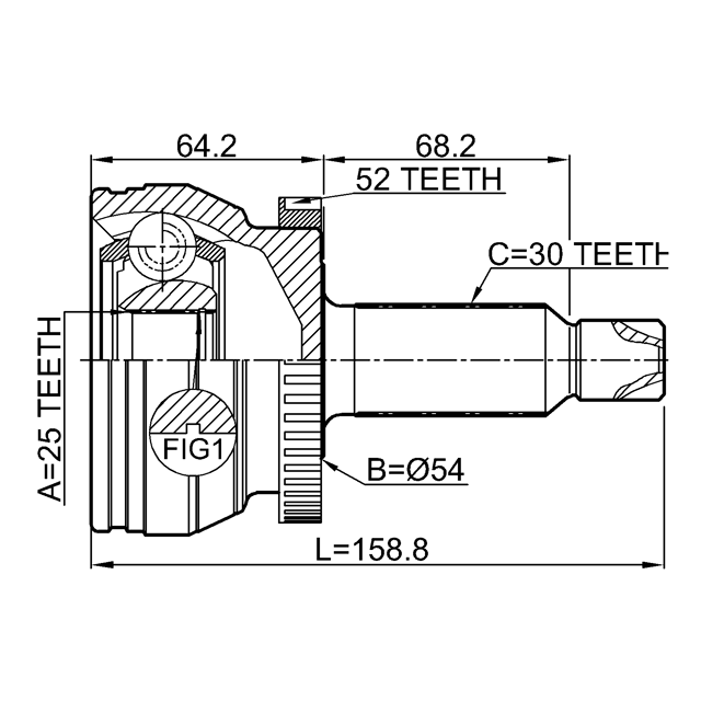 FEBEST 2210-XM12A52