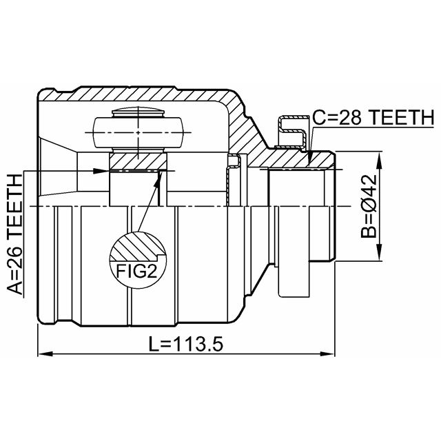 FEBEST 2211-BLRH