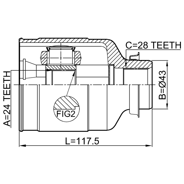 FEBEST 2211-CARNRH