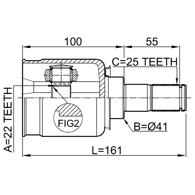 FEBEST 2211-CD