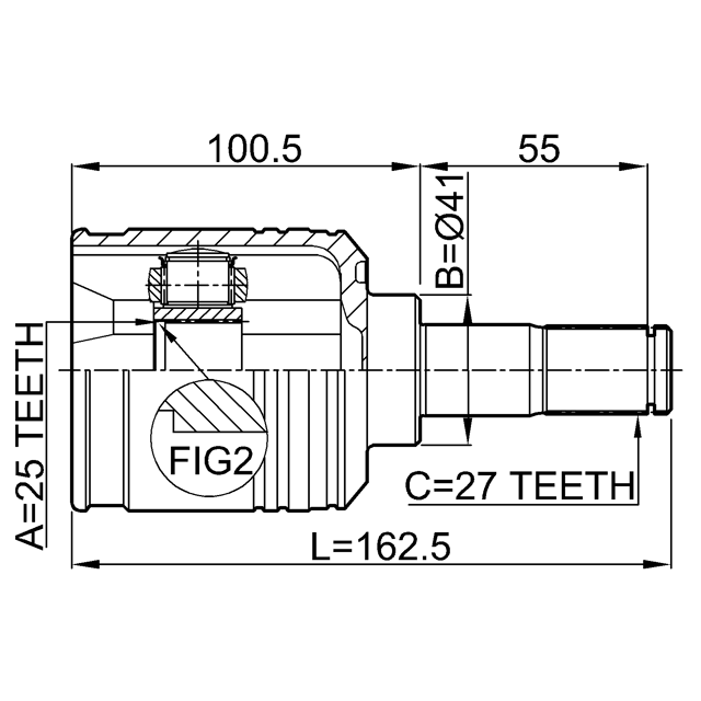 FEBEST 2211-NS27LH