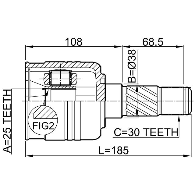 FEBEST 2211-SORLH