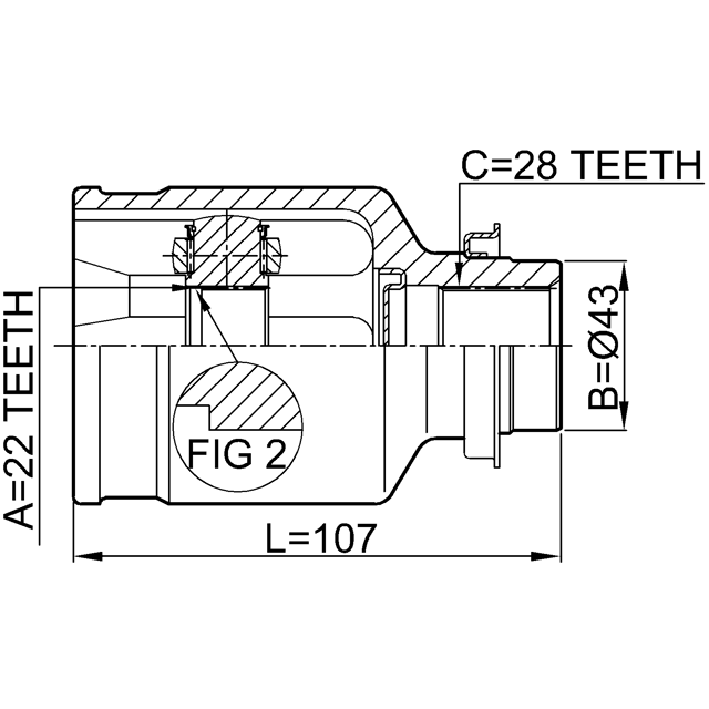 FEBEST 2211-SPARH