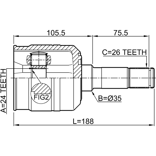 FEBEST 2211-SPRH