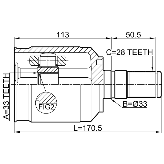 FEBEST 2211-XM12LH