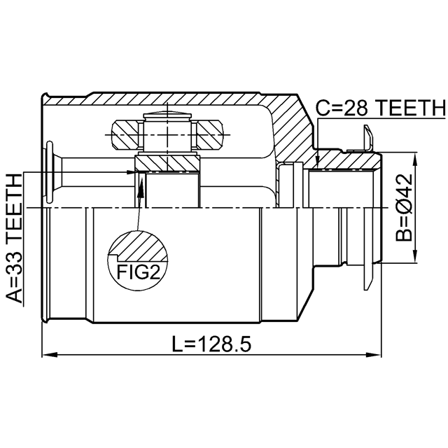 FEBEST 2211-XM12RH