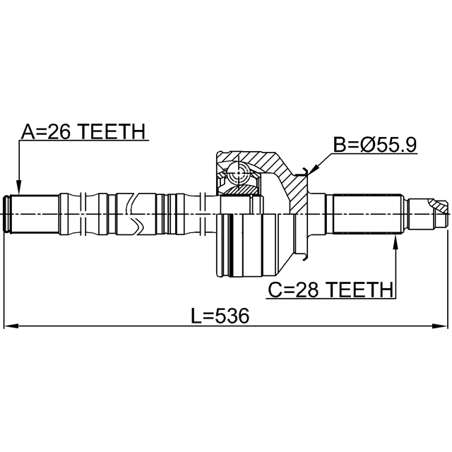FEBEST 2214-SOR