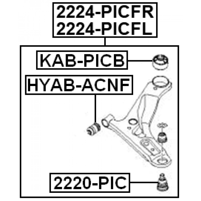 FEBEST 2224-PICFL