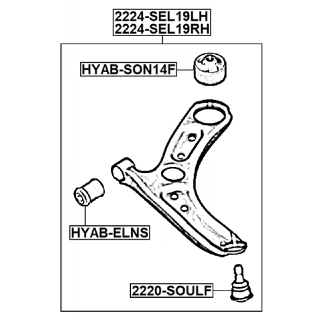 FEBEST 2224-SEL19LH