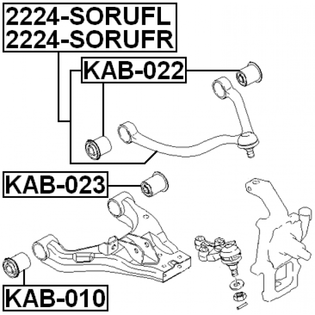 FEBEST 2224-SORUFR