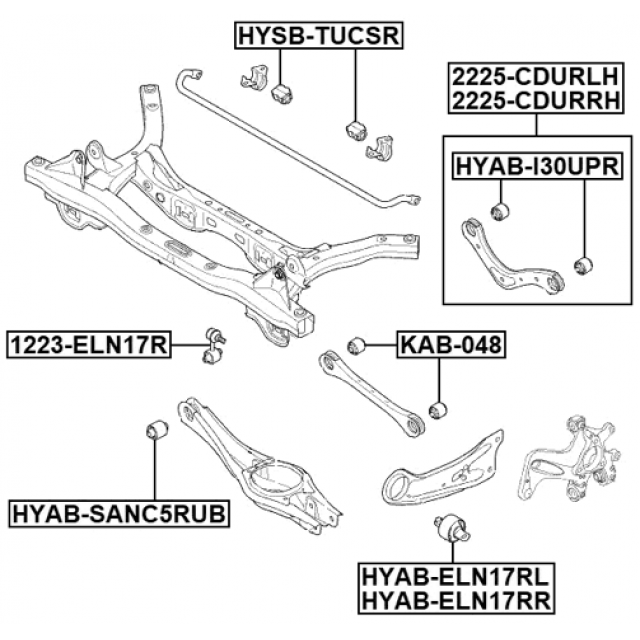 FEBEST 2225-CDURLH
