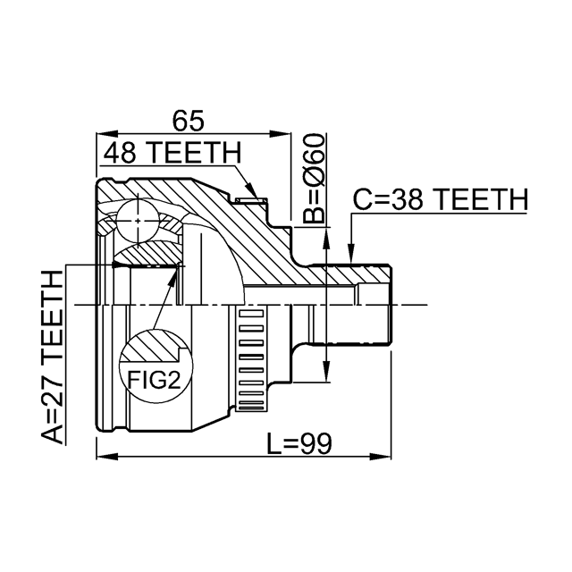 FEBEST 2310-SHARA48
