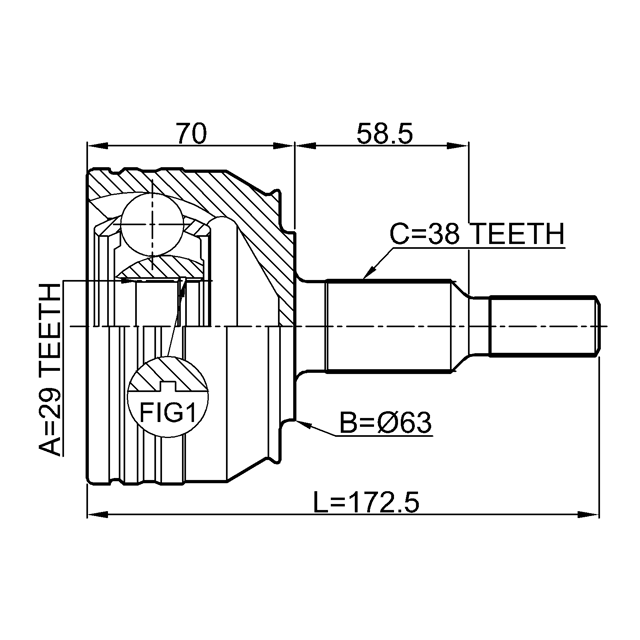 FEBEST 2310-T5WD