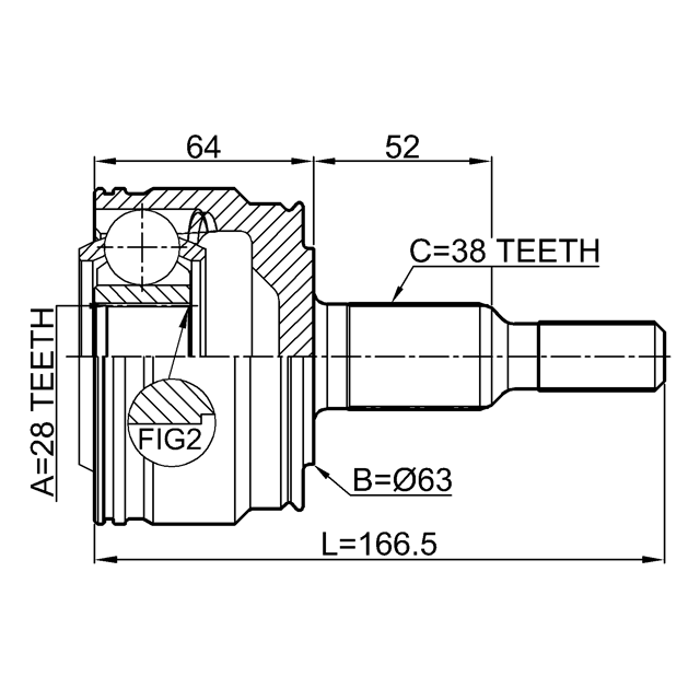 FEBEST 2310-TOUARR