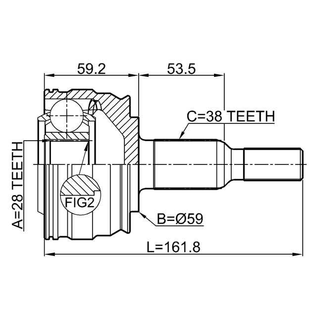 FEBEST 2310-TRANRR