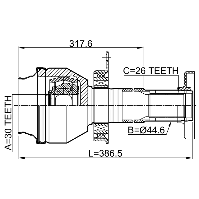 FEBEST 2311-T5MT6RH
