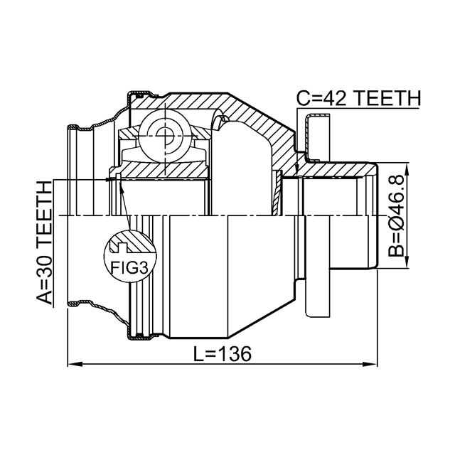 FEBEST 2311-T6MTLH