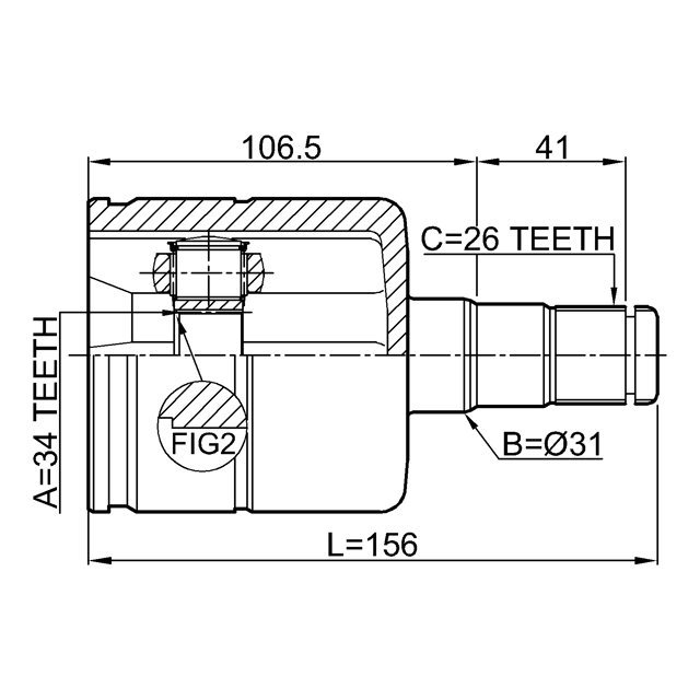FEBEST 2311-TATLH
