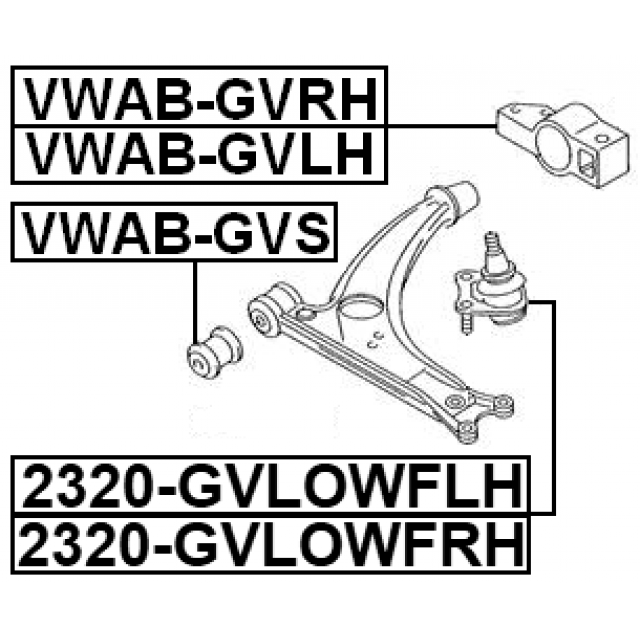 FEBEST 2320-GVLOWFRH