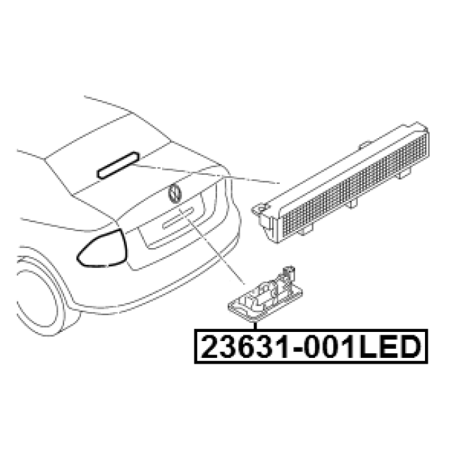 FEBEST 23631-001LED