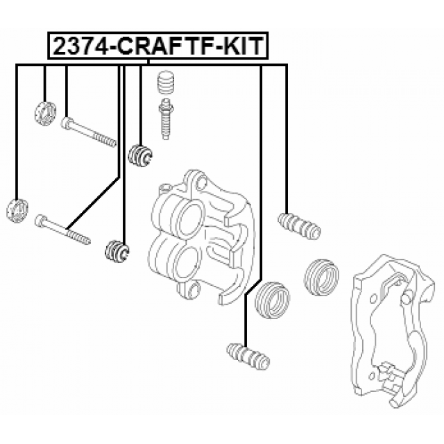 FEBEST 2374-CRAFTF-KIT