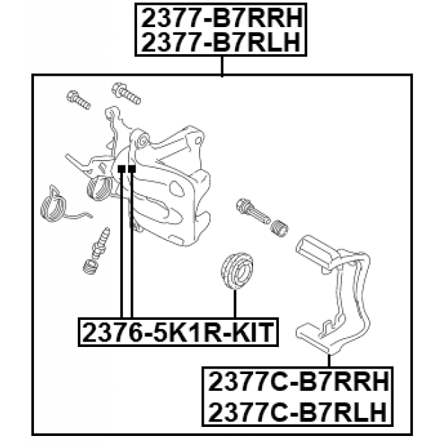 FEBEST 2376-5K1R-KIT