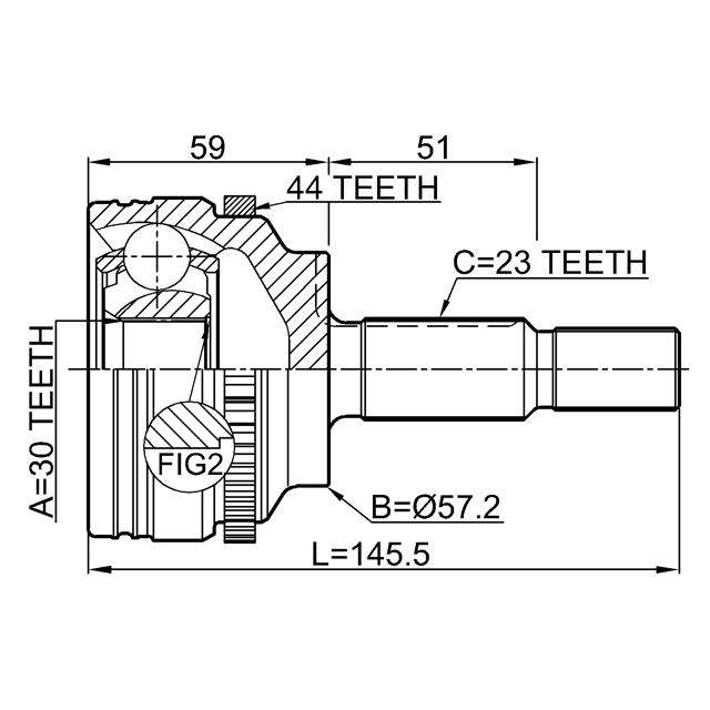 FEBEST 2410-KANGA44