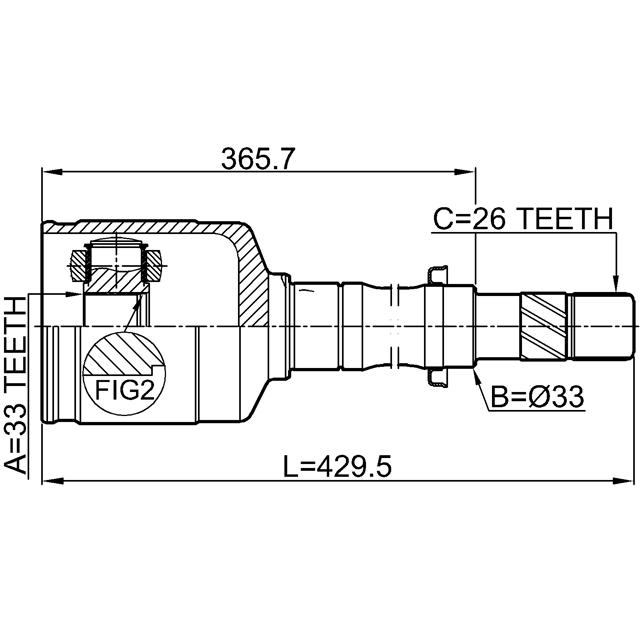 FEBEST 2411-DUSTMTRH