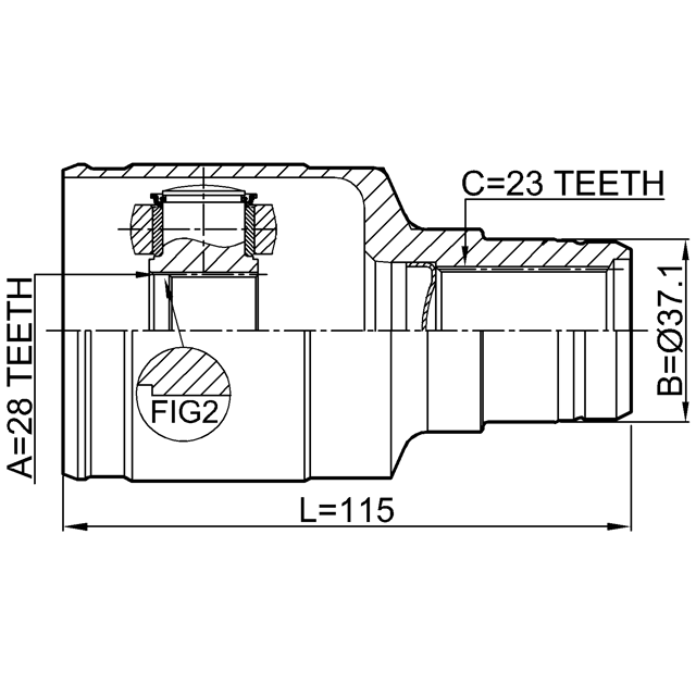 FEBEST 2411-LOGIIRH