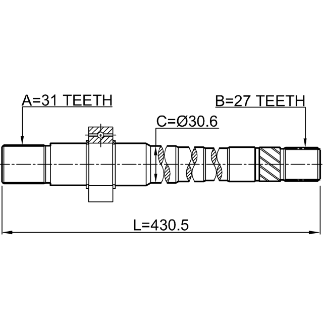 FEBEST 2412-DUSTAWD