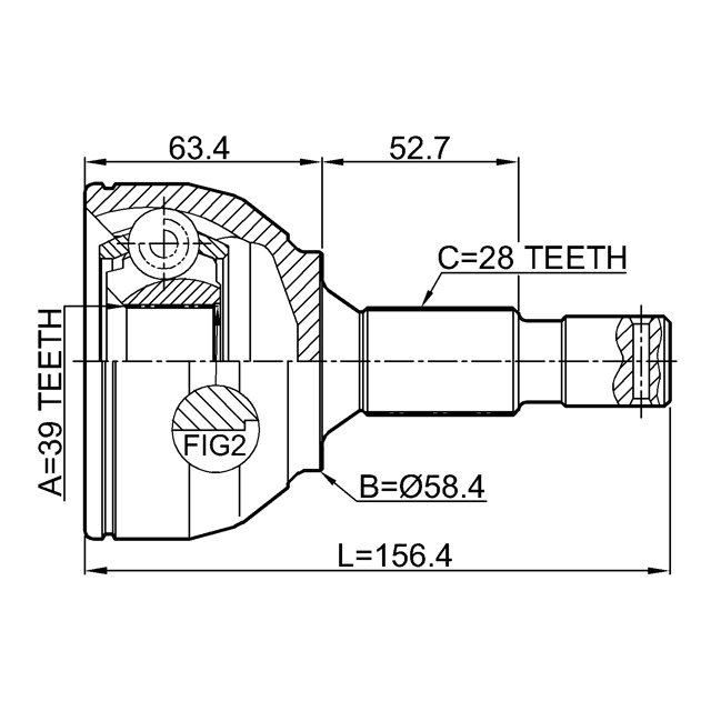FEBEST 2510-3084B