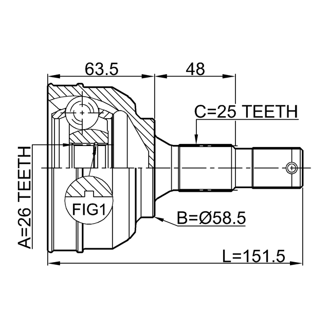 FEBEST 2510-C5