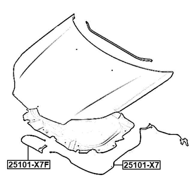 FEBEST 25101-X7F