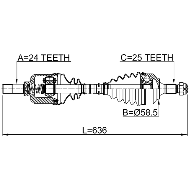 FEBEST 2514-B7MTLH