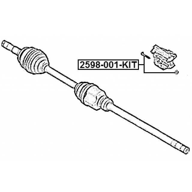 FEBEST 2598-001-KIT