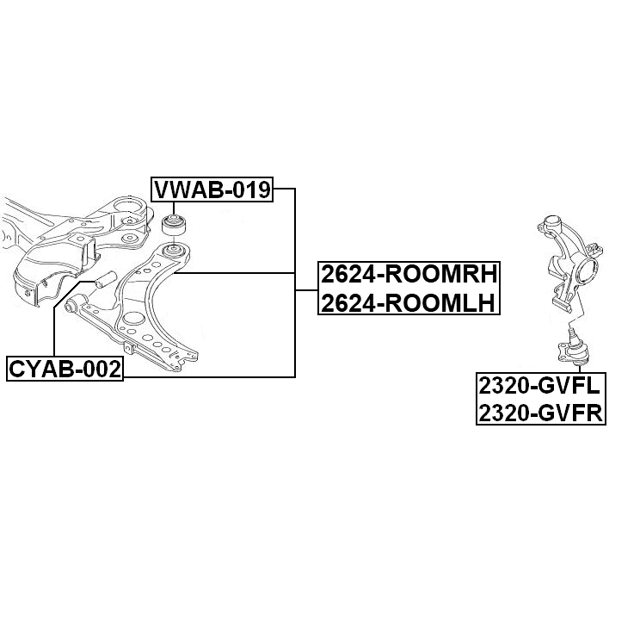 FEBEST 2624-ROOMRH