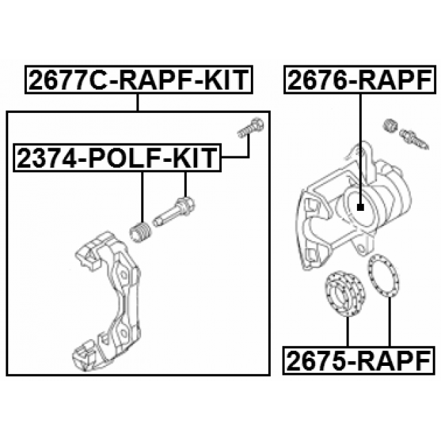FEBEST 2677C-RAPF-KIT