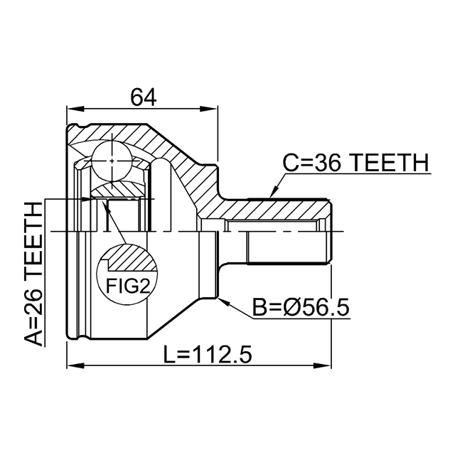FEBEST 2710-S40II