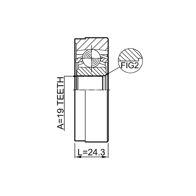 FEBEST 2711-XC60SHA