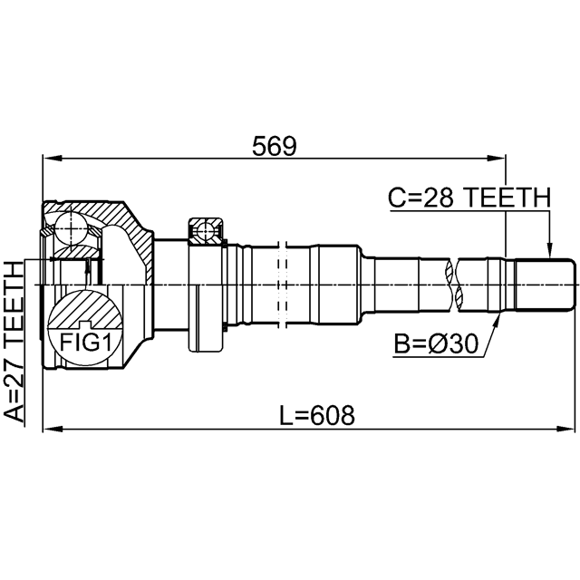 FEBEST 2711-XC90RH