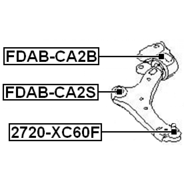 FEBEST 2720-XC60F