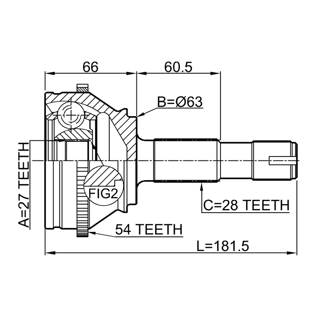 FEBEST 2810-DUCA54