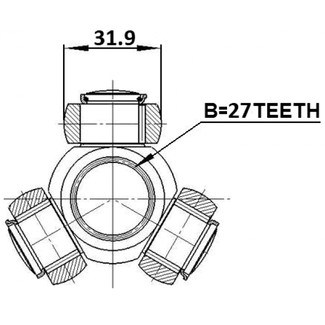 FEBEST 2816-PUNT
