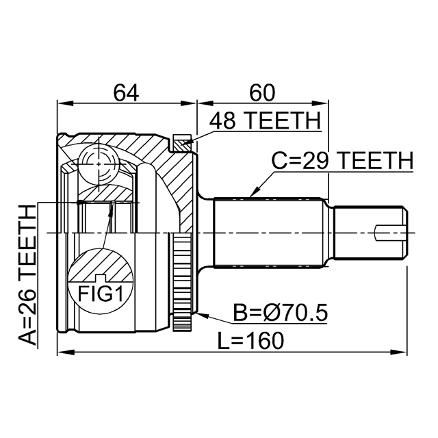 FEBEST 2910-DIVF