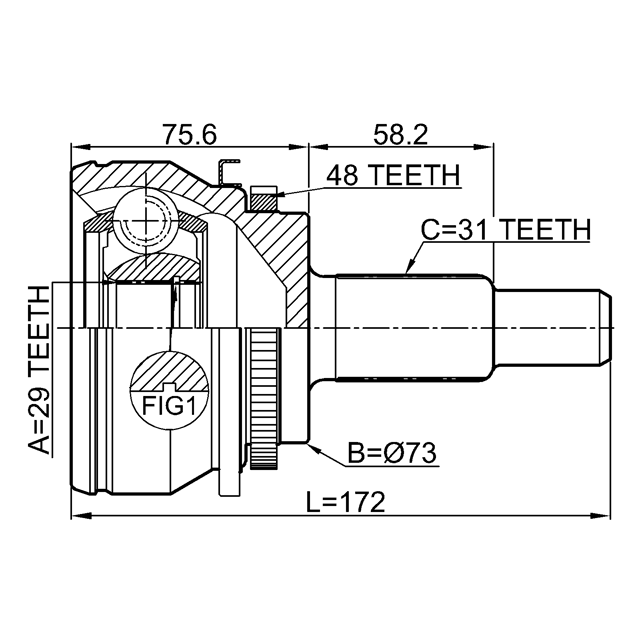 FEBEST 2910-RRSA48R